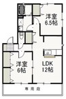 さにぃてらす’03　壱番館 2LDKの間取り
