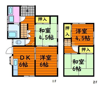 間取図 永瀬　貸住宅