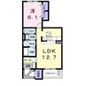 ＲｉｖｅｒＳｉｄｅ東祥Ｃ 1LDKの間取り