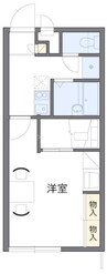 レオパレスアイボリーＤ 1Kの間取り