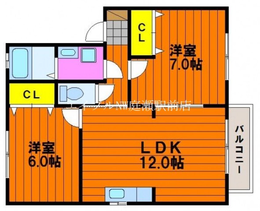 間取図 エクセレントハイツⅠ