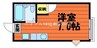 サザリィ川崎 1Rの間取り