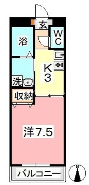 間取図 エクセーヌメゾン