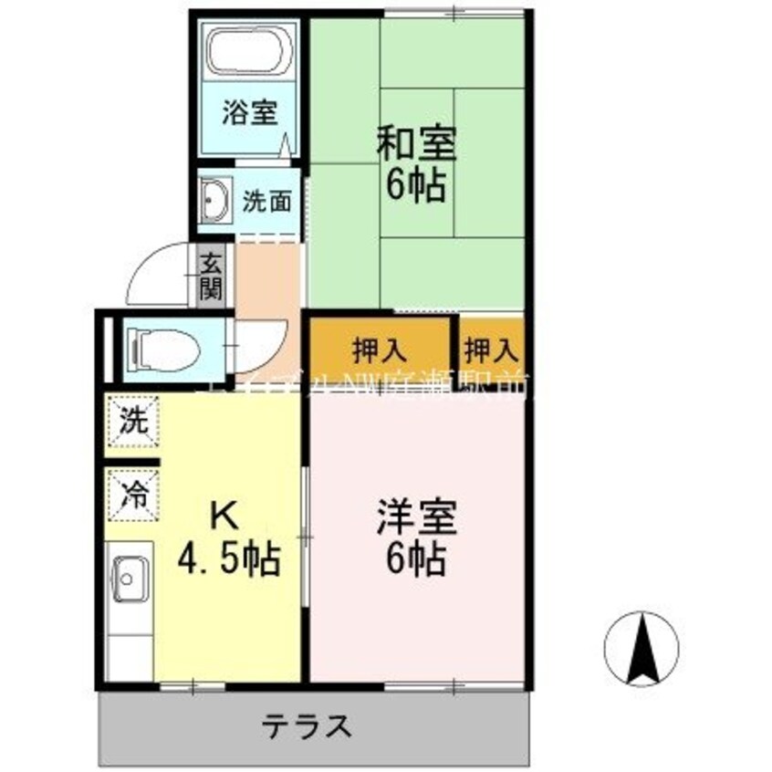 間取図 グリーンゲイブルズ