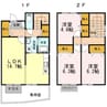 フレックス横井　Ｂ棟 3LDKの間取り