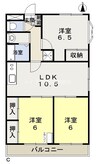 ソーシャルOmoriⅡ 3LDKの間取り