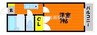 デュエル総社Ｃ棟 1Kの間取り