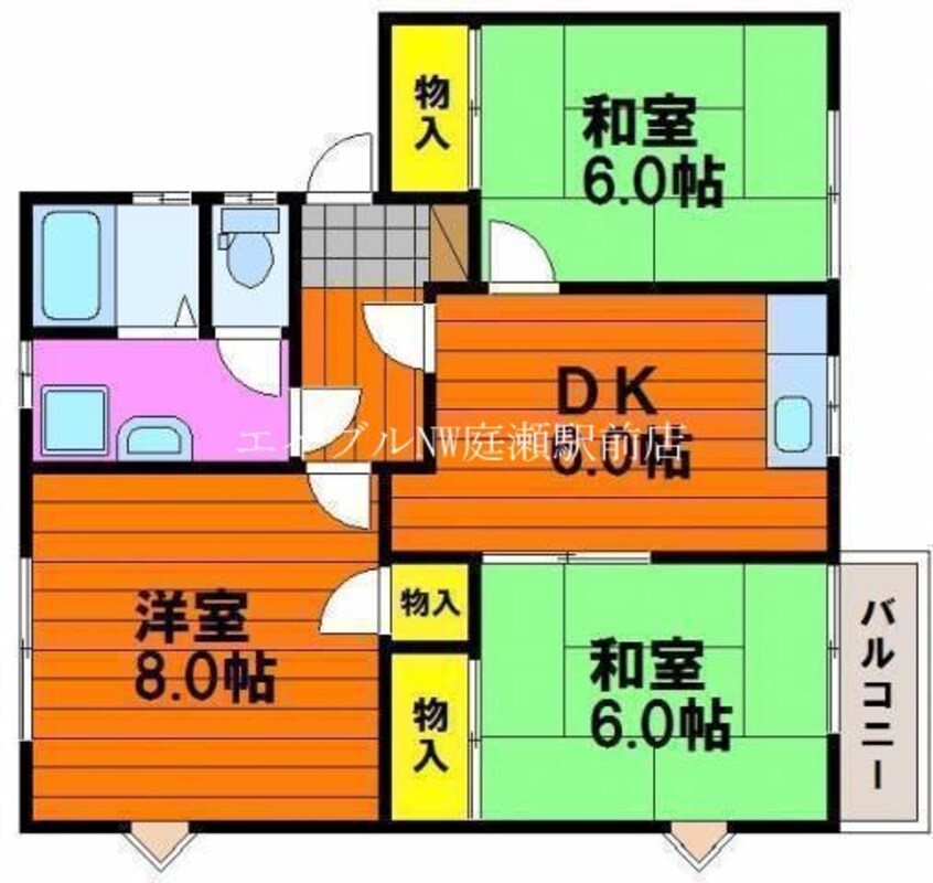 間取図 清水コーポ　Ｇ棟