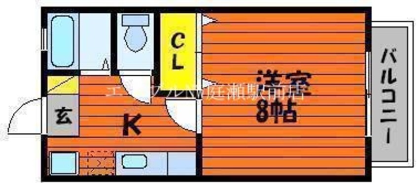 間取図 ラッキー撫川