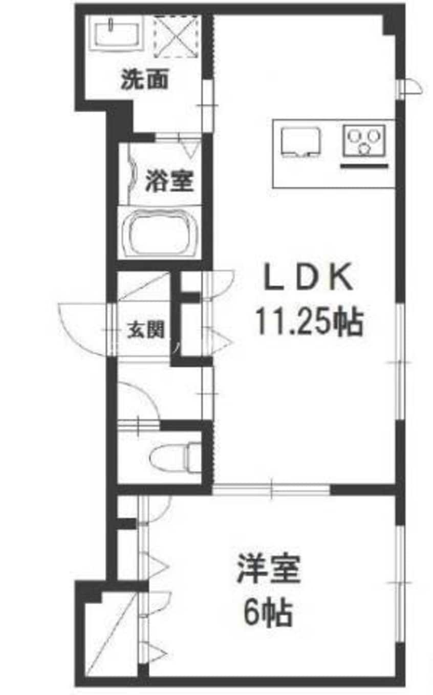 間取図 セレッソ浜町Ｃ