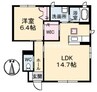 ソルフィオーレ　A棟 1LDKの間取り
