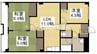 クリエイト21 3LDKの間取り