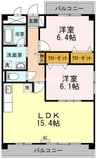K-city葦高 2LDKの間取り