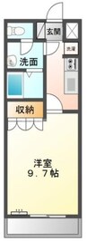マナ・ハウス 1Kの間取り