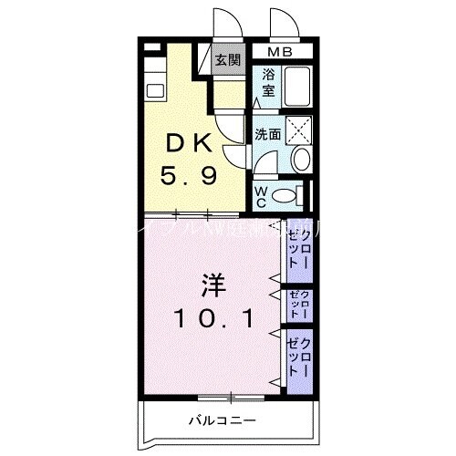間取り図 レジデンス辻が花Ⅱ