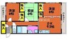 ウェルネス中仙道 3DKの間取り
