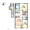 スターテラスⅡ総社駅南　（仮 2LDKの間取り