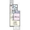 アスカ　Ａ 1LDKの間取り