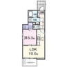 アスカ　Ｂ 1LDKの間取り