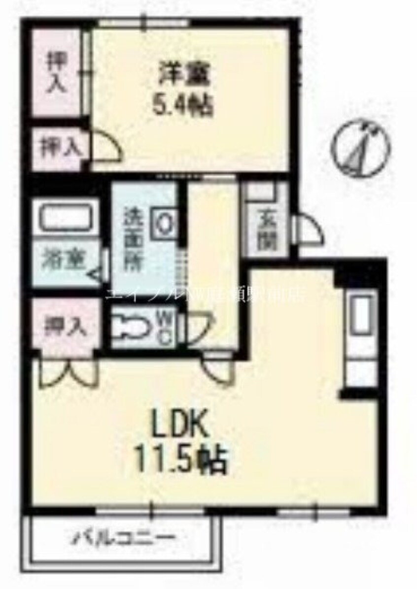 間取図 フレグランス福島　Ｄ棟