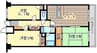 シティコーポ延友 3LDKの間取り