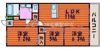 間取図 ルネス武田