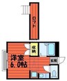 フルールSTT 1Kの間取り
