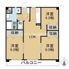 サンシャイン中庄 3LDKの間取り