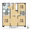 サンシャイン中庄 3LDKの間取り