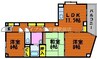 イルサローネ 3LDKの間取り