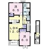 アルバーダ・ＫⅢ 2LDKの間取り