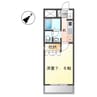 アルカディア 1Kの間取り