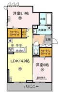 トリシア田中の間取図