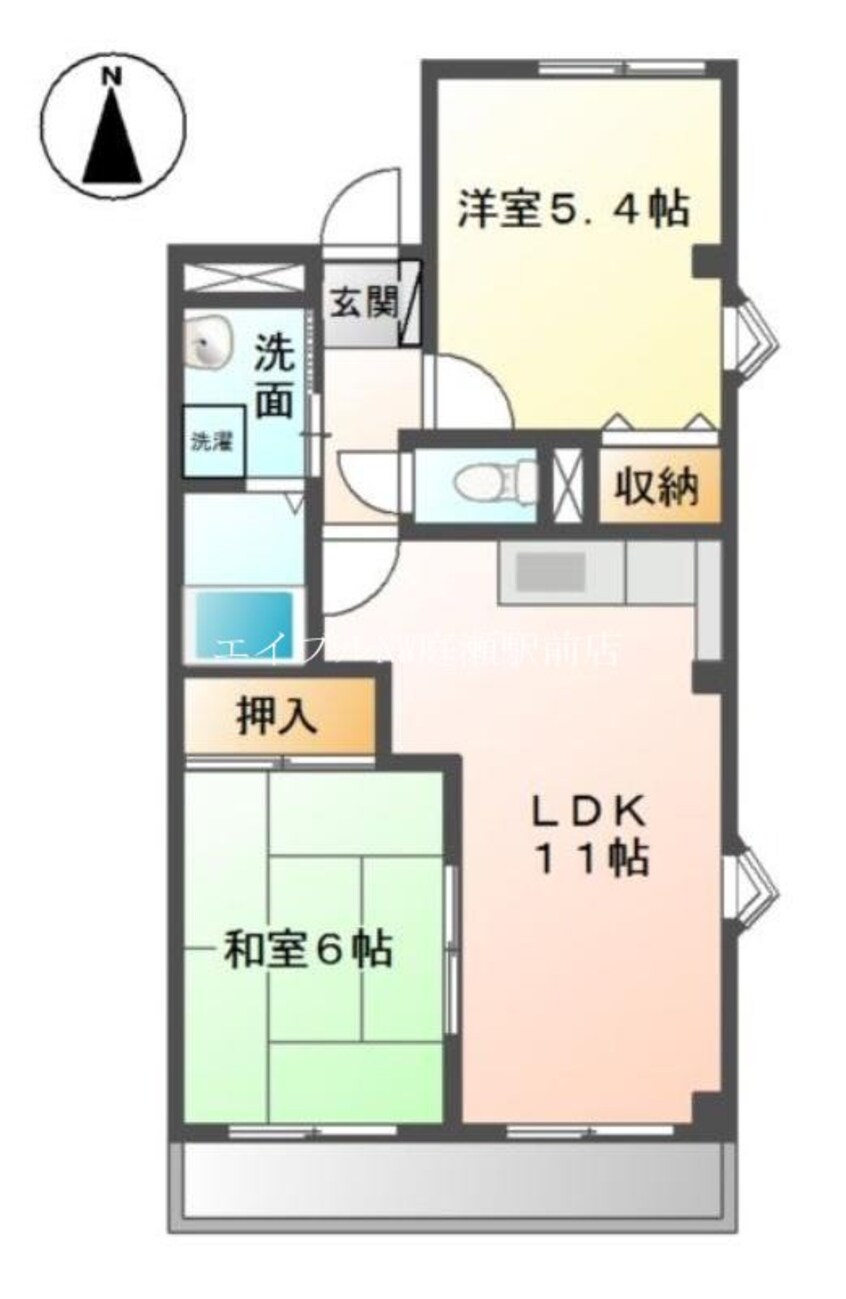 間取図 カシオペア