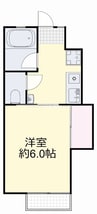 モリタコーポ 1Kの間取り