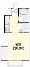モリタコーポ 1Kの間取り
