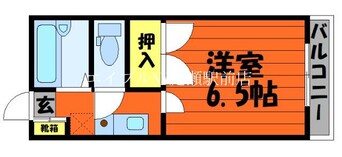 間取図 デュエル総社パートⅡ