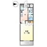 カントリードール 1Kの間取り