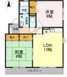 コートヴィレッジ若沼　A棟 2LDKの間取り