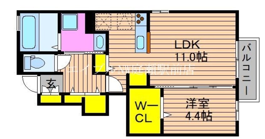 間取図 フルール