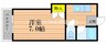 岸本コーポ　B 1Kの間取り