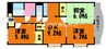 ファミーユ 3LDKの間取り