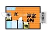 エクセレントハイム95 1Kの間取り