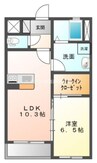 プラッツ・ユーⅢ 1LDKの間取り