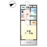 ノーブルパレス 1Kの間取り