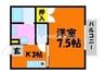 ウッドヴィレッジ 1Kの間取り