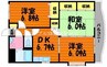 モンルポ 3DKの間取り