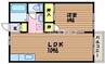 AQUA 1LDKの間取り