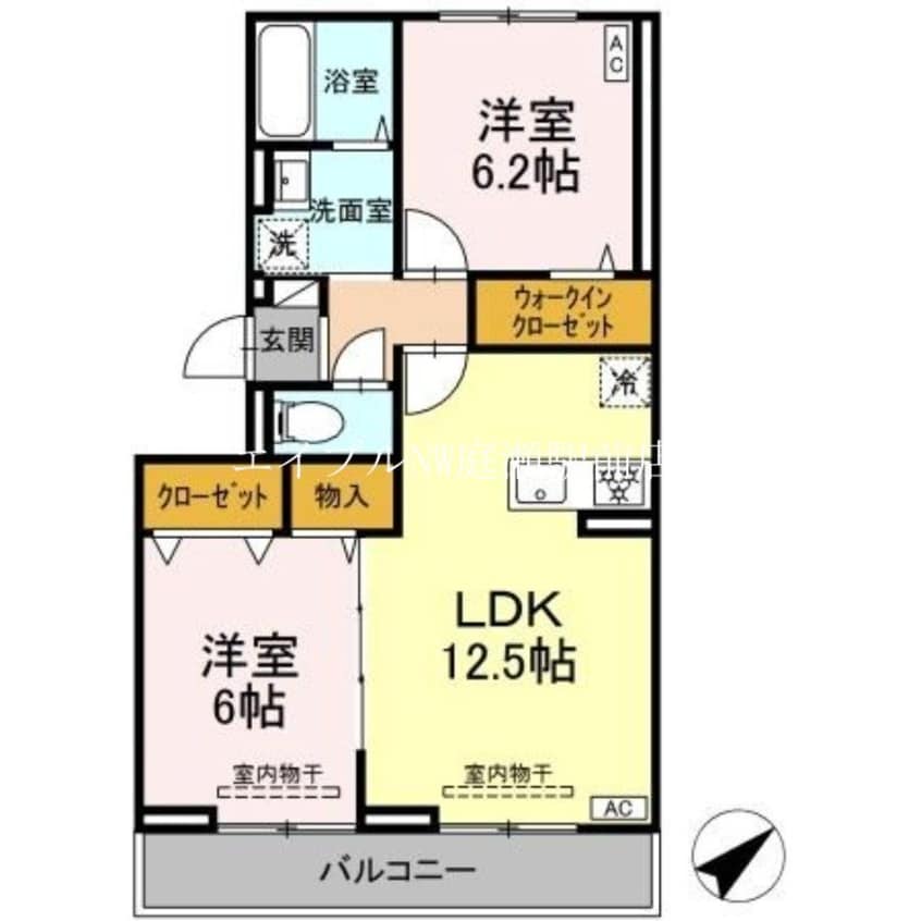 間取図 HOPE　LODGE　K
