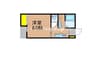 Octo casa soja(オクトカーサ総社） 1Kの間取り